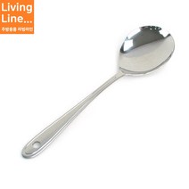 Kitchen 스텐 뷔페 샐러드 서빙 스푼 롱스푼 다대 스푼 업소용 큰 양념 숟가락, ♥Kitchen_스텐써빙스푼-소♥, 1개