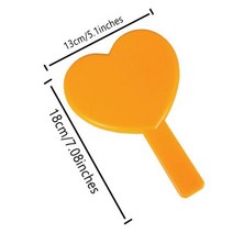 휴대용손거울 도매 메이크업 거울 손 개최 광장 사용자 정의 로고 매일 핑크블랙화이트 작은, style8+5pcs