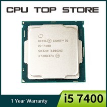 중고 인텔 코어 i5 7400 3.0GHz 쿼드 스레드 CPU 프로세서 6M 65W LGA 1151