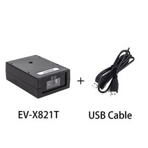 택배스캐너 바코드 무선 블루투스 고속 핸드 핑거 리더기 EVAWGIB EVX620 레이저 1D 고정 바코드 스캐너 모듈 EVX821T CMOS 2D 스캐닝 미니 사이즈, 7.EVX821T USB
