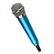미니스튜디오 사진 박스 조명 미니 마이크 유선 노트북 파티 스튜디오 휴대용 마이크 사무실 회의 긴 코드 오디오 장비, 파란색