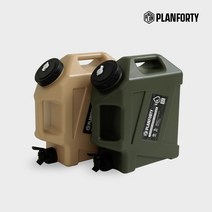 12L 캠핑 물통 워터저그 0.9kg 초경량 물탱크, 올리브, 1개