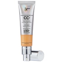 잇코스메틱 CC+ 크림 풀 커버리지 컬러 코렉팅 파운데이션 SPF 50+ 1.08온스 32mL 탠 웜