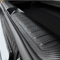 (윤부샵) 기아 EV6 트렁크 가드 범퍼 패드 커버 실내 외 스크래치 방지 보호 튜닝 용품, UN _카본