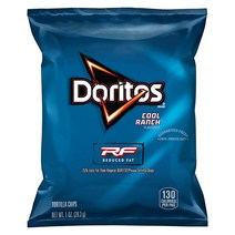 도리토스 RF 쿨 랜치 나쵸 28.3g x 72팩 리듀스드 팻 또띠아 저지방 Doritos Reduced Fat Cool Ranch Nacho