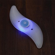 전조등 라이트 후미등 자전거MTB 휠 라이트 버드 나무 잎 스포크 자전거 LED 라인 안전 경고 방수 밸브 캡, 03 파란