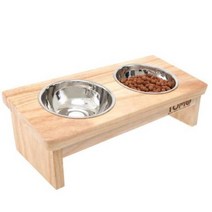 토모 원목 애견식탁세트 2구, 혼합 색상, 10개