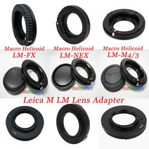 Leica M LM 렌즈 용 매크로 헬리콥터 어댑터 소니호환 E NEX 5T 후지 필름 FX X Pro2 마이크로 4/3 E-PL2, 01 소니호환 E 마운트