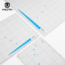 WUTA양면 A2 커팅 매트 반투명 자기 치유 공예 PVC 패드 쿠션 플레이트 도구 바느질, 02 A3-1pcs