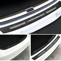 BMW M 퍼포먼스 트렁크 도어 스크래치 방지 카본데칼 스티커 BMW 5시리즈, 대형