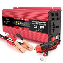 차량용인버터범용 플러그 순수 사인파 인버터 12V-500V 1200W DC-AC 전압 변환기 12 220 자동차 전원 공급, 04 1200W 24V to 220V