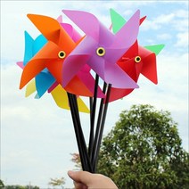 PVC 왕바람개비 만들기 9종 / 어린이 유치원 초등 DIY, 왕바람개비 - 흰색