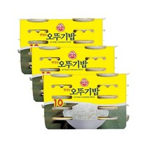 오뚜기 햇반 맛있는 밥 210g 10개 3묶음 총30개 맛있는 밥 즉석 백미 지은 밥 한공기 간편식음식, 오뚜기 맛있는 밥 30개