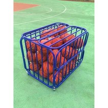 철제 공 보관함 볼캐리어 학교 볼 정리함 카트 바구니, I형(스테인리스)