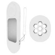멀티 셋톱박스 Anti-fall Washable 셋톱 박스 소프트 실리콘 케이스 Google Chromecast TV 2020 리모컨 용, 01 white