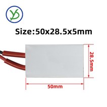 사무실난방기 열선풍기 전열기구 220V PTC 공기 히터 Electr 부품 elect세라믹 플레이트 Ptc 서미스터 50*2, 한개옵션0