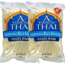 A Taste Of Thai 테이스트오브타이 버미첼리 라이스 누들 엔젤헤어 250g 2팩