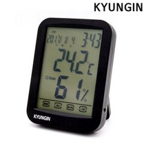 경인산업 터치식 디지털 온도 습도계 TH-909 다용도기능, 경인 다용도 디지털 온도습도계TH-909