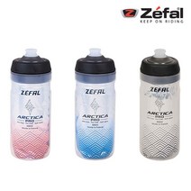 제팔 아티카 프로 55 보온보냉 자전거물통 550ml, 레드/실버