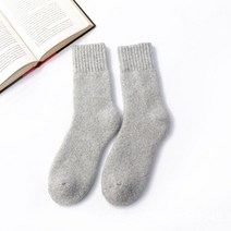 몽골양말 남성용 메리노 하이킹 양말 따뜻한 양모 두꺼운 보온 겨울 선물, 없음