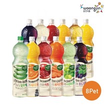 웅진식품 자연은 주스 1.5L 8펫 12종 중 택1, 석류 8펫