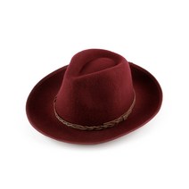 중절모 카우보이모자 승마모자 울 중년모자 남자페도라 사파리모자 캡 크기다양