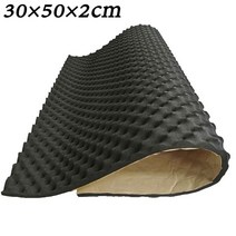 1Pcs Car Soundproof Cotton Sound Heat Insulation Sheets Auto Sound Deadener Mat Noise Insulation Aco, 하나, 50x30CM