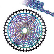 스프라켓ZTTO-MTB XD 12 단 9-50T 카세트 초경량 CNC 스틸 레인보우 골든 375g 얼티밋 스피드 9x46 스프로