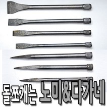 국산 7종 성창 노미 다가네 소중대 돌깨기 콘크리트 정 비석 얼음깨기, 다가네 대
