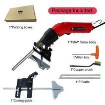 우드락 열선 커터기 펜형 스치로폼 절단기 공업용 전지 가위 전기 작업 가위집 폼 커터 나이프 폴리스티렌 스티로폼 핫 와이어 절단 도구 조각기, 35.150W G04 guide - UK