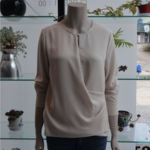 조이너스(JoinuS) 라운드넥 셔링 블라우스 JAAF9-CRB250