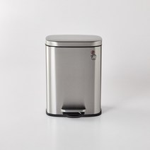 모던하우스 부드럽게닫히는무소음와이드스텐페달휴지통 12L CL1320008, 1개, 사진참조