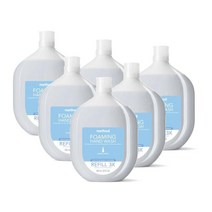 메소드 핸드워시리필 손세정제리필 폼 핸드솝 액체비누 리필 28oz 스위트 워터 828ml METHOD Foaming Hand Soap Refill Sweet Water, 6개