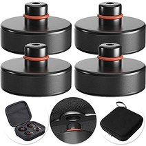 독일 직구 Tesla Model 3/Model S/Model X 용 자동차 잭 고무 패드 보관 케이스가있는 4 개 Tesla 액세서리 잭 포인트 패드 안정 어댑터 고무 보호대-17646, 4개 + 보관 케이스