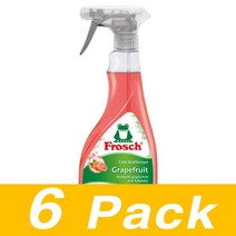 프로쉬 Fett Entfern 주방 기름때 클리너 제거제 자몽 Frosch Fett-Entferner 500Ml 6개