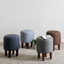 한샘몰X씨엘로 프라페 가죽소파 스툴 (4종/택1), A형 네이비(A)