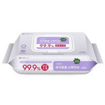 그린핑거 유아용품 소독티슈 캡형 50매, 44개