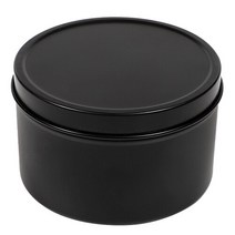 알루미늄 틴케이스 250ml 블랙/캔들 용기 DIY 재료, 1개