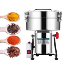 OCET 독일기술 대용량 곡물 분쇄기 초강력 전동 믹서기 그라인더 스텐 제분기, 4500g 프리미엄 모터