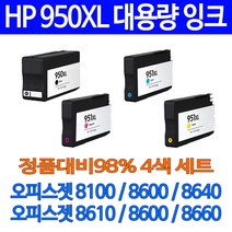 비전컴퍼니 950XL 951XL 호환잉크/HP8600 HP8100 HP8610 HP8660, 1개, 빨강