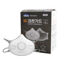 크린가드 M20 Comfort Fit 방진마스크(1급), 10개, 화이트