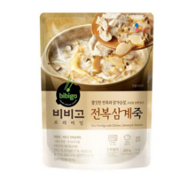 햇반 소프트밀 전복삼계죽 420g, 8개