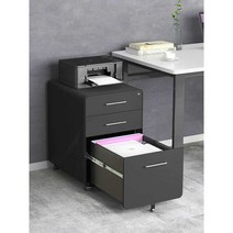 프린터 선반 프린터 서랍장 복합기 책상 틈새 수납장, 화이트 2단 0.8mm