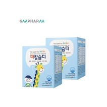 KOR [지엠팜] 더칼슘디 2개 / 60일분 (유소아용 칼슘 복합제)