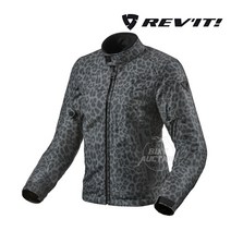 레빗 쉐이드 H2O 레이디 레오파드 다크/그레이 이클립스 여성용 탈부착내피 오토바이 자켓, L