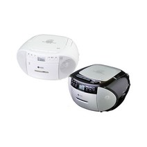 롯데알미늄 핑키-880 탁상용 카세트플레이어 CD 라디오 테이프 재생 녹음, 블랙