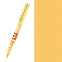 Japanese Stationery 12 Colors Ink Gel Pens 05mm Office Straight Liquid Colored Pen Signature Writing, Yellow