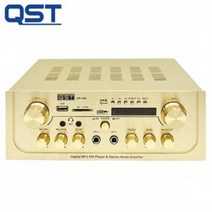 QST /KP-200 /오디오앰프/ 160W/미니앰프 / 2체널 스피커4개연결가능 /다기능앰프/ FM라디오 /채널별 볼륨조절/학교/호프/매장/백화점/전시장 /KP200 /PS1X