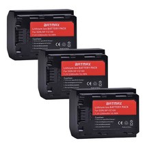 Batmax 2280mAh NP-FZ100 NPFZ100 FZ100 배터리 + LCD 소니 a7 iii A9 9R A9R 9S A9S A7C A7RIII 7RM3 A7m3 BC, 3 battery