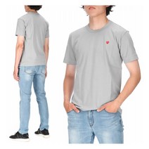 꼼데가르송 미니 하트 와펜 AZ T314 051 3 남성 반팔티셔츠